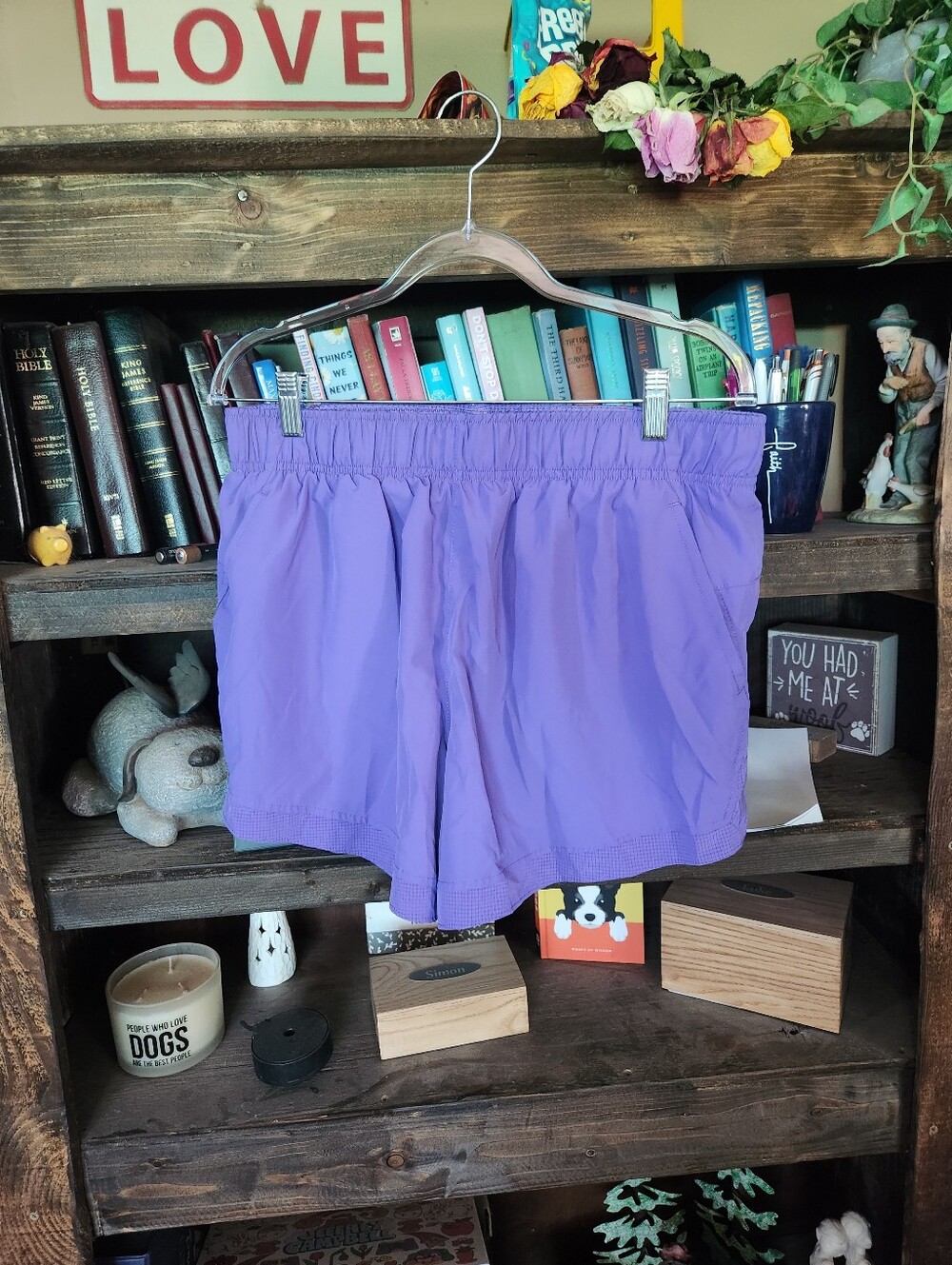Athletic Works Yellow, Teal, Purple Womens Athletic Shorts - Picture 8 of 10